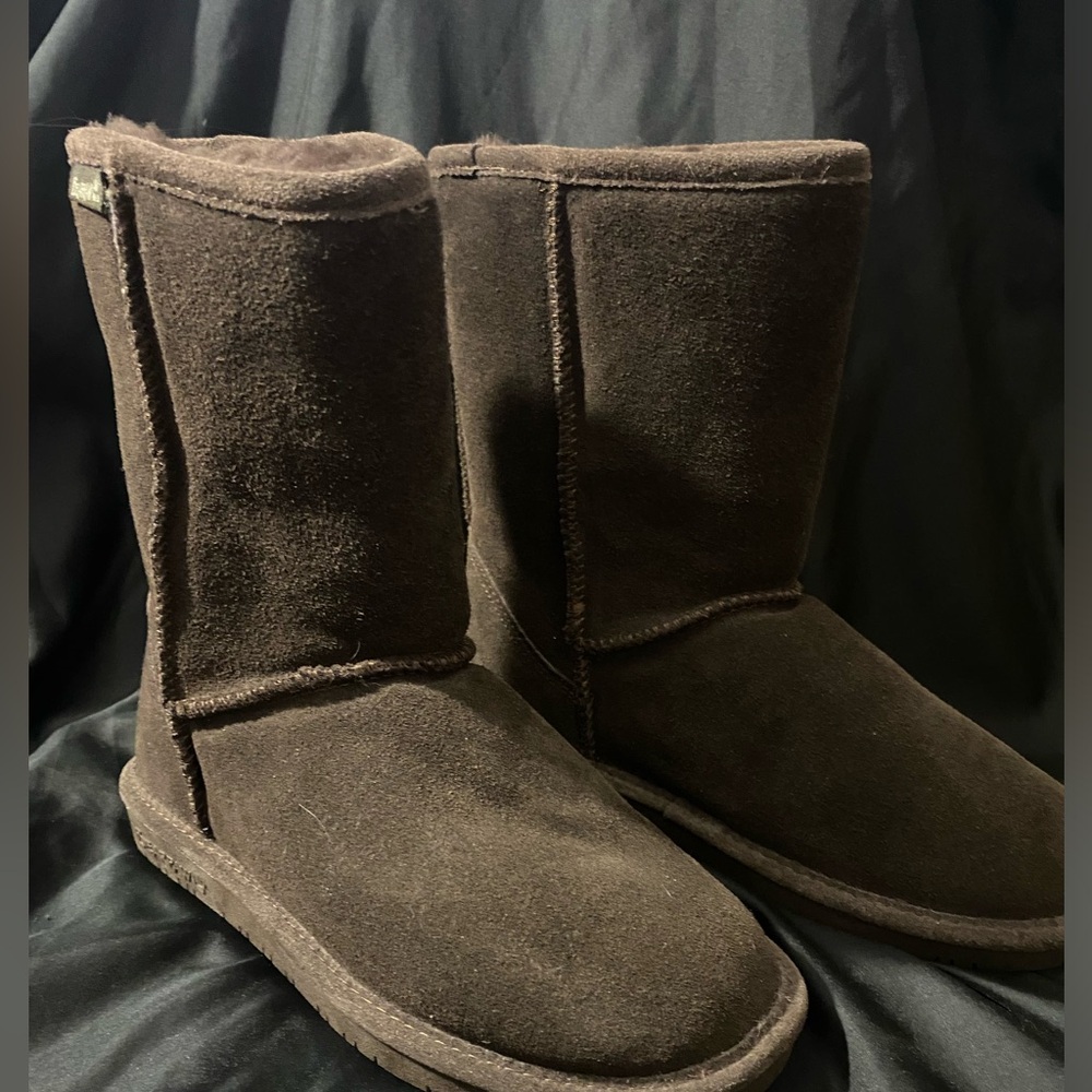 BearPaw Brown Suede Winter Boots